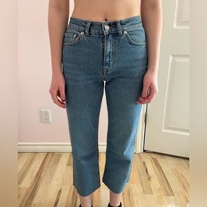 asos super croped jeans